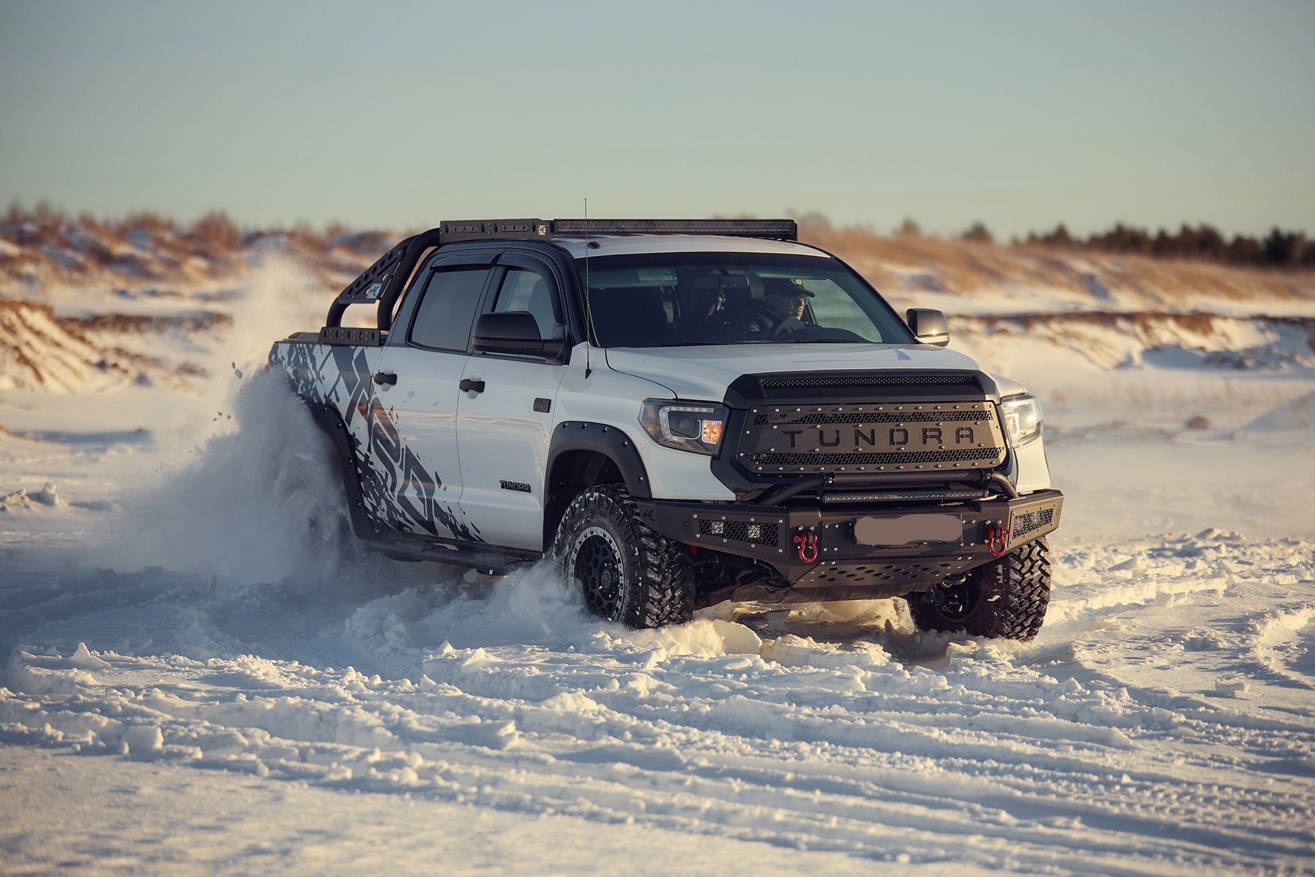 Grill For Toyota Tundra 2013-2021 Black Logo TUNDRA