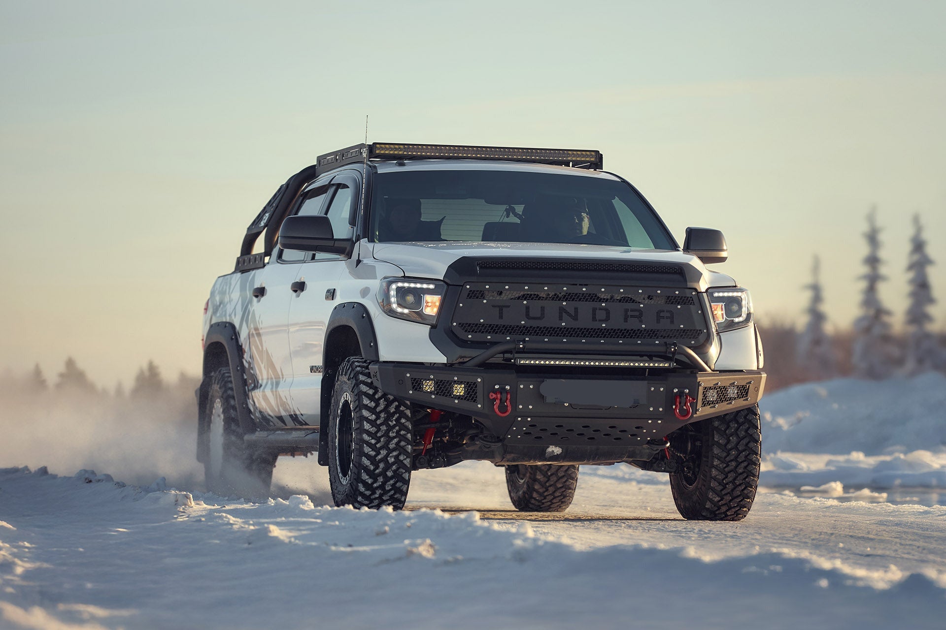 Grill For Toyota Tundra 2013-2021 Black Logo TUNDRA